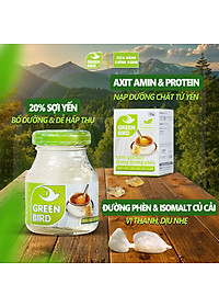 Nước Yến Chưng Đường Phèn Green Bird Thanh Mát Dễ Uống Hũ 72g
