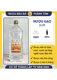 Rượu Bàu Đá Thành Tâm Chai Pet 2 Lit - Rượu Bàu Đá Thành Tâm - Đặc Sản Bình Định