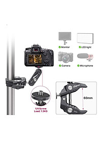  Ulanzi R094 / Ulanzi R096 - Kẹp Đa Năng Xoay 360°, Chịu Tải 1.5 Kg- Hàng chính hãng