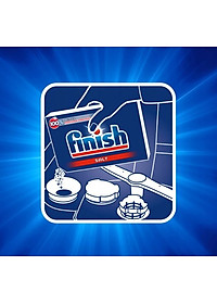 Muối rửa bát Finish 1,5kg - Hàng chính hãng - Nhập khẩu EU