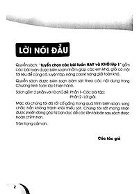 Tuyển Chọn Các Bài Toán Hay Và Khó Lớp 1 (Biên Soạn Theo Chương Trình Giao Dục Phổ Thông Mới)