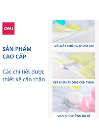 Túi Hút Chân Không Đựng Quần Áo, Chăn Ga Gối, Thú Bông Deli - Loại Dày Cao Cấp, Nhiều Hoạ Tiết, Bảo Vệ Quần Áo, Chăn Ga Khỏi Ẩm, Nấm Mốc, Chống Nước Tuyệt Đối