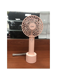 Hàng chính hãng - Quạt Sạc Cầm Tay Cao Cấp Comet CRF1004 4W có đế rời, 6 cánh quạt