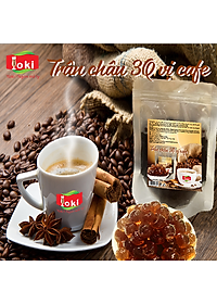 Trân châu 3Q vị cafe Yoki dai, giòn, quyện với vị đắng nhe thơm nồng nàn của cafe