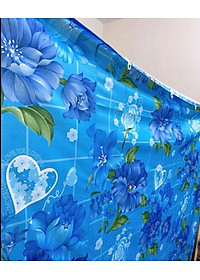 Rèm ngăn phòng ngủ phòng khách nhà tắm chất liệu thun lạnh dày mềm mịn đẹp kích thước ngang 3m2 cao 1m8.