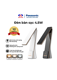 Đèn Bàn Sạc PANASONIC 5W HHGLT0339W88L – HHGLT0339B88L Siêu Nhỏ gọn, Nút cảm ứng thay đổi độ sáng, thay đổi 3 màu ánh sáng, Gập để bật tắt, không ánh sáng xanh bảo vệ mắt