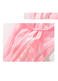 Combo 2 Quần Lót Lọt Khe Phối Ren Hở Đáy Đính Hạt Ngọc Trai Gợi Cảm Cho Nữ (màu ngẫu nhiên) LYEQ059