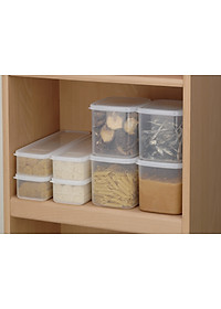 Hộp Nhựa Đựng Thực Phẩm Nhiều Dung Tích Inomata Natural Pack Dùng Được Trong Lò Vi Sóng