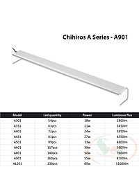 Đèn led Chihiros A 30, 35, 40, 45, 50, 60, 80, 90, 120 cm series A1 quang phổ bể thủy sinh cá tép bán cạn