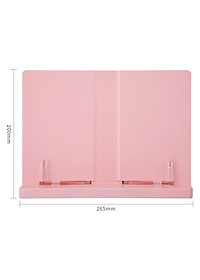 Giá đọc sách chống cận thị bằng nhựa Deli - màu trắng /hồng/xanh dương- 70530 / 70530A