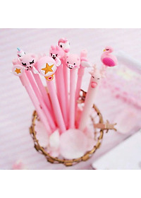 Set 20 Bút Bi Cây Viết Dễ Thương - Có Nhiều Hoạ Tiết Khác Nhau - Tặng kèm Túi Zip Đựng - Hàng Loại 1- Chính Hãng MINIIN
