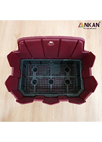 Chậu Nhựa Trồng Cây ANKAN Để Treo Ban Công, Treo Tường, Ngoài Trời, Sân Vườn, Kích Thước 24 x 19cm, Nhựa Cao Cấp