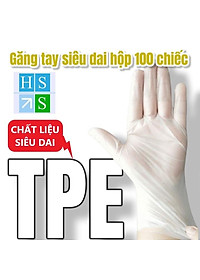 Hộp 100 Găng Tay Cao Su Dùng 1 Lần