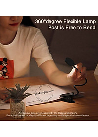 Đèn đọc sách kẹp bàn BASEUS Comfort Reading Mini Clip Lamp không dây cảm ứng