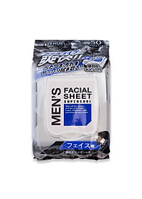 Khăn Ướt Lau Mặt Siêu Mát Lạnh Cho Nam S Select (50 Miếng/Gói)