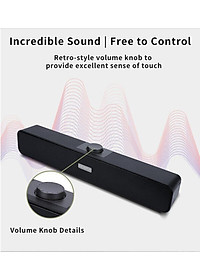 Loa máy tính Soundbar Colorfire CSP-5201 | Desktop speaker 3W x 2 | Nguồn USB , kết nối Jack 3.5 mm | Bảo hành 1 năm | Hàng Chính Hãng