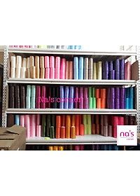 Dây ruy băng lụa 1cm cuộn 20m màu trơn