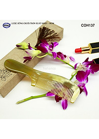 Lược sừng xuất Nhật (Size: L - 18cm) COH137 - Lược chuôi trơn tru đơn giản tiện ích - Chăm sóc tóc
