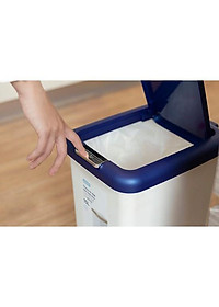 Thùng rác đạp chữ nhật Inochi 10L (tiêu chuẩn Nhật Bản)