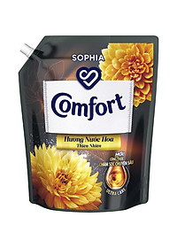 Combo 2 Nước Xả Vải Comfort Thơm Mát Gấp 10 Lần/Hương Nước Hoa 100 Giờ Lưu Hương - Hương Tinh Tế Túi 3.7L