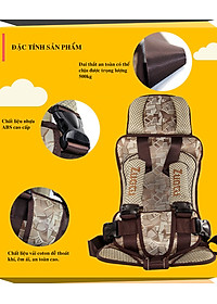 Ghé ngồi phụ  an toàn cho bé trên xe hơi, xe ô tô