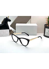 Gọng Kính cận, Kính giả cận mắt mèo gọng Kim loại bản dày + tặng Tuavit móc khóa mini đa năng