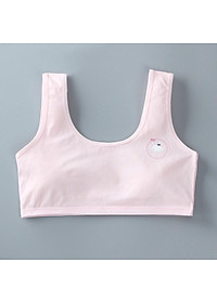 Bộ 5 áo lá học sinh nữ không đệm mút mặc lót cho bé mới lớn tập mặc cùng áo đồng phục trắng học sinh cấp 1, cấp 2