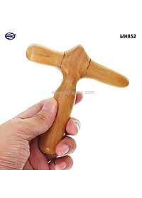 COMBO bộ 3 Dụng Cụ day ấn Huyệt Mát xa toàn thân kiểu Thái bằng gỗ Bách Xanh (MH845) Có mùi thơm dễ chịu - Chăm sóc sức khỏe
