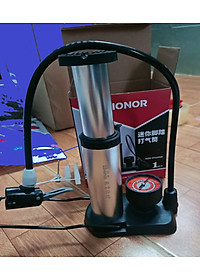 Bơm hơi mini dùng chân cho xe máy, xe đạp, xe hơi đa năng - Henrysa