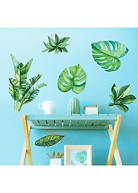 Decal dán tường lá cây SK9239