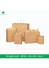 MTG5 MTG5T - COMBO 25 TÚI GIẤY KRAFT - 42x32x14 cm