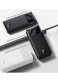 Pin sạc dự phòng Baseus Bipow Digital Display Power Bank 20000mAh ( 15W/20W, USB*2+Type C , LED Display, 2 Way Fast charge ) - Hàng chính hãng