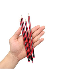 Hộp 12 Bút Chì Gỗ HB A1 Deep Dark + Gôm + Chuốt - DOMS 8716