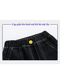 Quần bò / Quần jean trẻ em cho bé trai dày dặn, chất cotton mềm mát, hàng QC mẫu mới