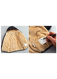 Áo khoác lông cừu  siêu ấm siêu nhẹ dành cho bé trai bé gái