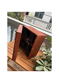 Tủ Xoay Đồng Hồ Cơ 8 Ngăn Vỏ Gỗ Lót Nỉ Nhung Hộp xoay, tích cót, lắc