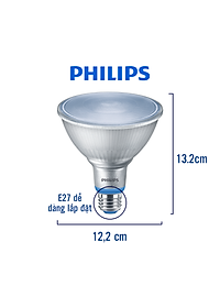 Đèn chiếu cây Philips LED Grow Lamp 16W Par38 E27 950 50D