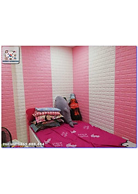 Combo 10 tấm xốp dán tường giả gạch