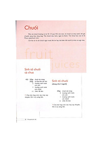 Sách Bí Quyết Pha Chế Sinh Tố & Nước ép Trái Cây (Tái Bản)