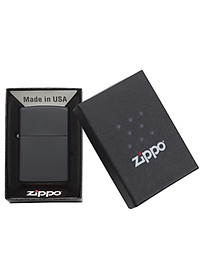 Bật Lửa Zippo Black Matte 218