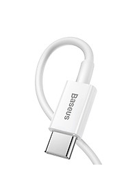 Cáp sạc nhanh PD20W Baseus dây tròn kết nối Type-C sang iPhone dài 100CM - Hàng chính hãng