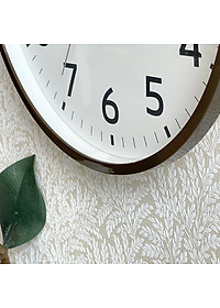 Đồng hồ Rhythm CMG619NR06- Kt 30.5 x 3.5cm, 630g, Vỏ nhựa. Dùng Pin.