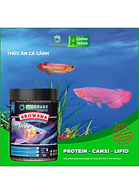 Thức ăn Cá Rồng GREENABC - Arowana Fish – Hàm lượng protein 40% giúp tăng trưởng nhanh, tăng đề kháng, vảy rực rỡ - Hộp 350g