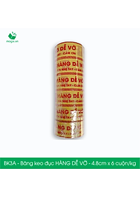 BK3A - Băng keo đục HÀNG DỄ VỠ - Băng dính NIÊM PHONG - 1 cuộn