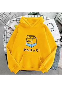 ÁO HOODIE NAM NỮ IN HỘP SỮA (NHIỀU MÀU)