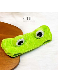 Băng đô cài tóc, Bờm cài tóc ếch xanh, dùng cài tóc tẩy trang, rửa mặt siêu đáng yêu