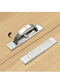 Tay Nắm Âm Tủ KUNBE Lật Xoay 180º Cao Cấp - Dùng Làm Tay Kéo, Tay Nắm Cho Cửa, Tủ, Ngăn Kéo Tạo Thẩm Mỹ