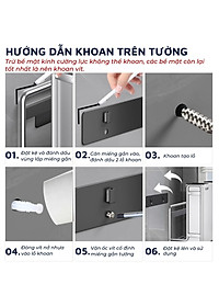 Kệ inox 304 DandiHome đựng dao thớt, đũa đa năng trong nhà bếp