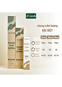 Nhang Trầm Hương Đặc Biệt  3 Lành Dài 23-30-40cm, Hộp 100-400gr Sạch Tự Nhiên 100% Không Hóa Chất 7-12 Năm Trầm Thờ Cúng Dâng Hương Xông Nhà