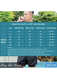 Quần bơi nam 2 lớp cao cấp, phong cách boxer ống ngắn rộng rãi, họa tiết da cá nam tính, lớp trong thun bơi co giãn, lớp ngoài trượt nước dày dặn nhanh khô | BN026